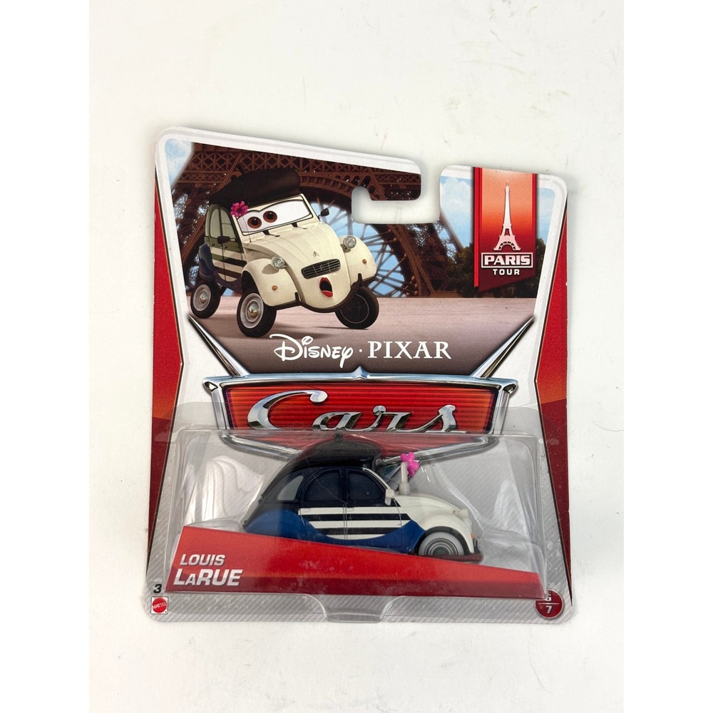 2014 Disney Pixar Cars Louis LaRue #6/7 Paris Tour BHW13 Mattel Sealed